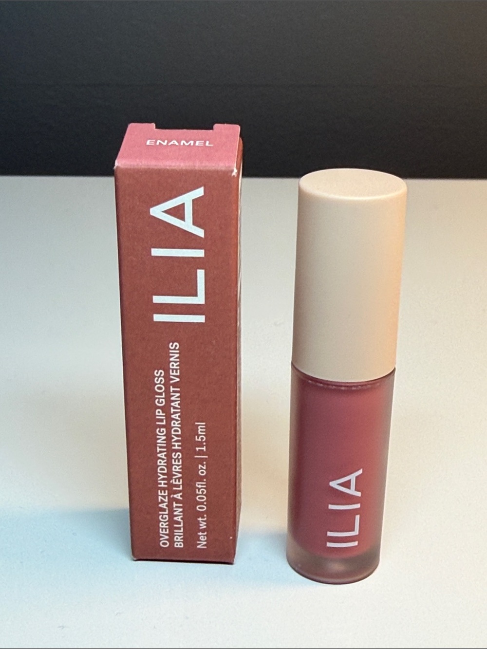 ILIA Overglaze Hydrating Lip Gloss- enamel, new/unused